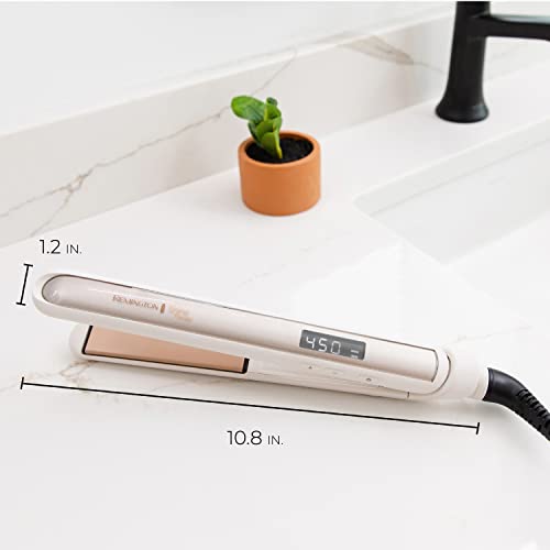 Remington Shine Therapy 1” Flat Iron, Argan Oil & Keratin Plate Hair Straightener