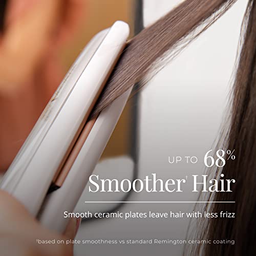 Remington Shine Therapy 1” Flat Iron, Argan Oil & Keratin Plate Hair Straightener