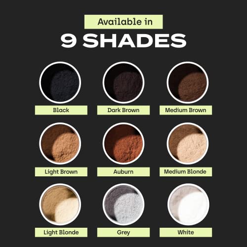 TOPPIK Hair Building Fibers for Instantly Fuller Hair (BLACK), 12 g, Fill In Fine or Thinning Hair, Instantly Thicker Looking Hair, Multiple Shades for Men & Women