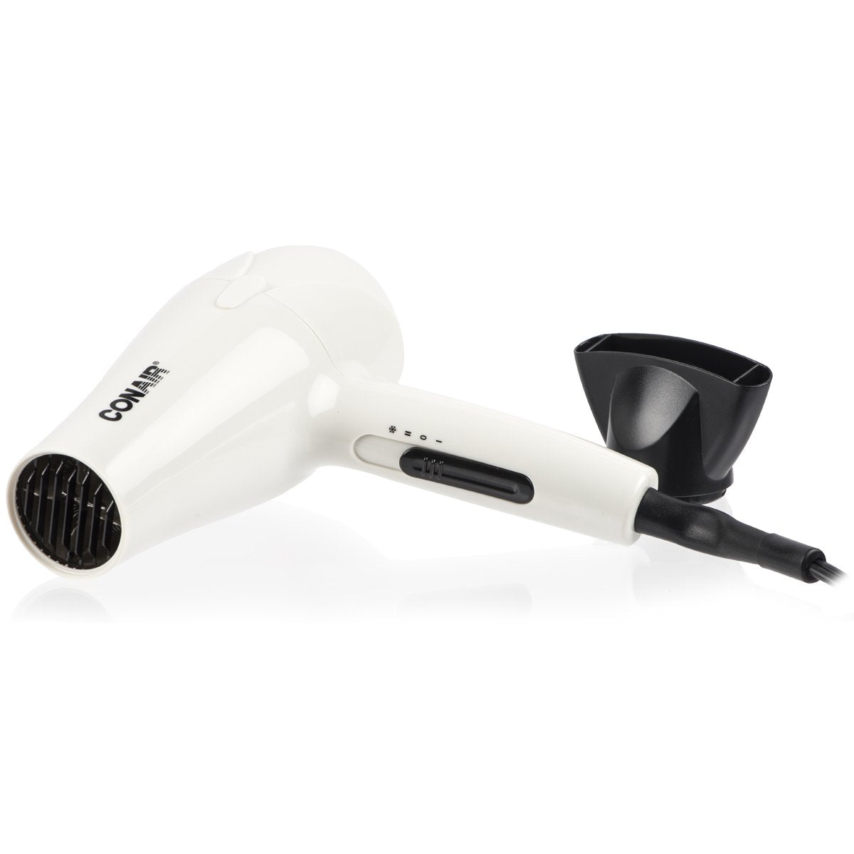 Conair 246RNC 1875 Watt Hair Dryer,1 Count (Pack of 1), Blow Dryer, Less Frizz, Shiny and Smooth Hair, 2 Heat/ Speed Settings