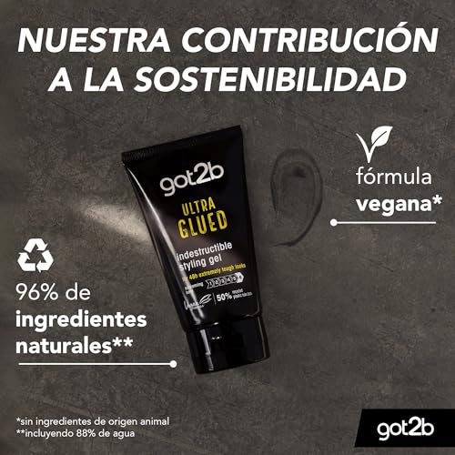 Schwarzkopf Got2b Ultra Glued Invincible Styling Gel, 170 Milliliter