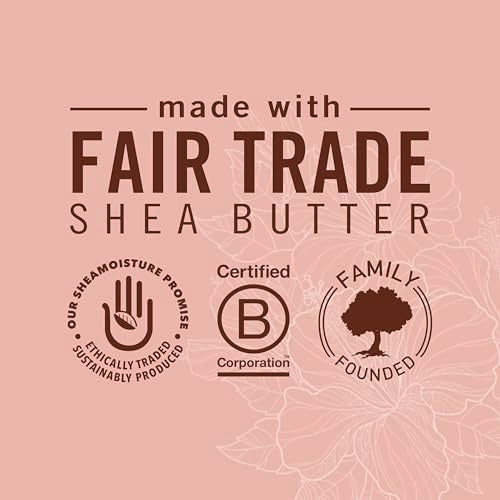 Shea Moisture Frizz-Free Curl Mousse for curly hair Coconut & Hibiscus with Silk Protein & Neem Oil 222 ml
