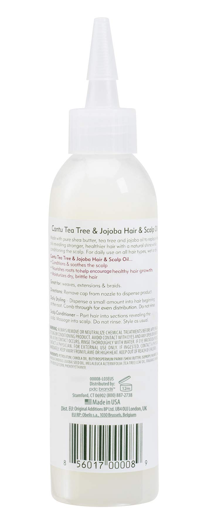 Cantu Shea Butter Tea Tree & Jojoba Hair & Scalp Oil, 6 Fluid Ounce