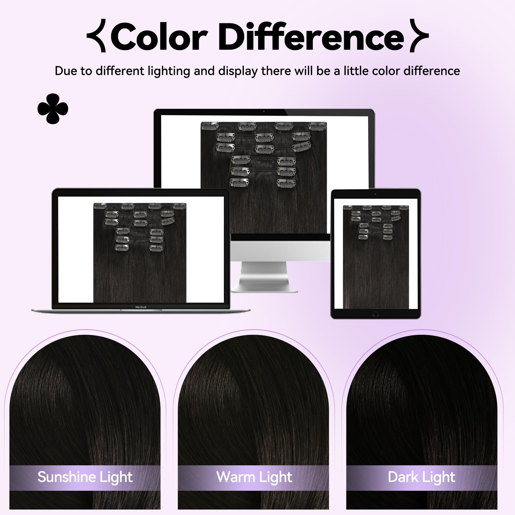 WindTouch Clip in hair Extensions for Women Real Human Hair, Dark Brown Hair Extensions 12 Inch 70g #2, Brown Remy Human Hair Extensions Clip ins for Women, Soft Natural Straight