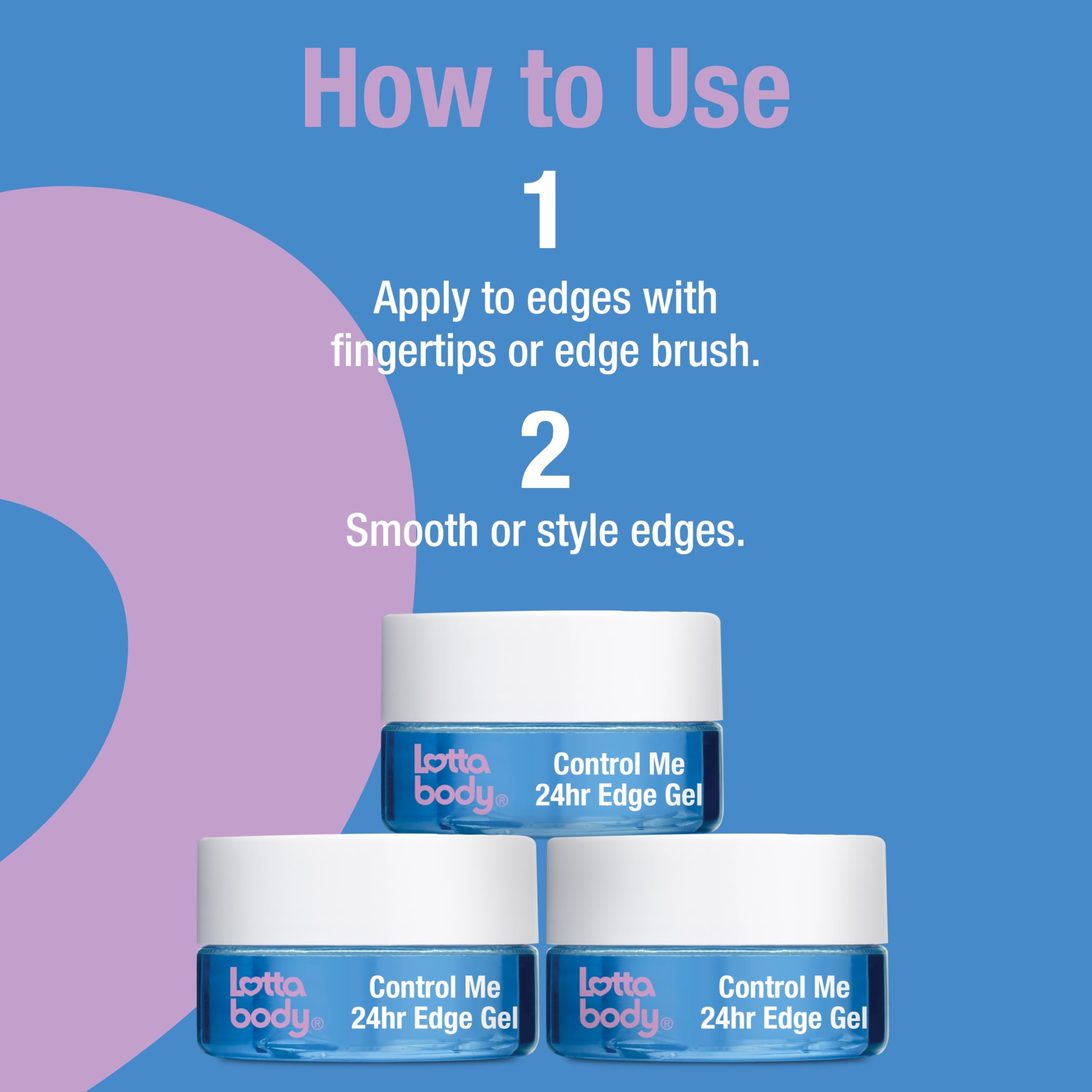 Lottabody Coconut & Shea Oils Control Me Edge Gel