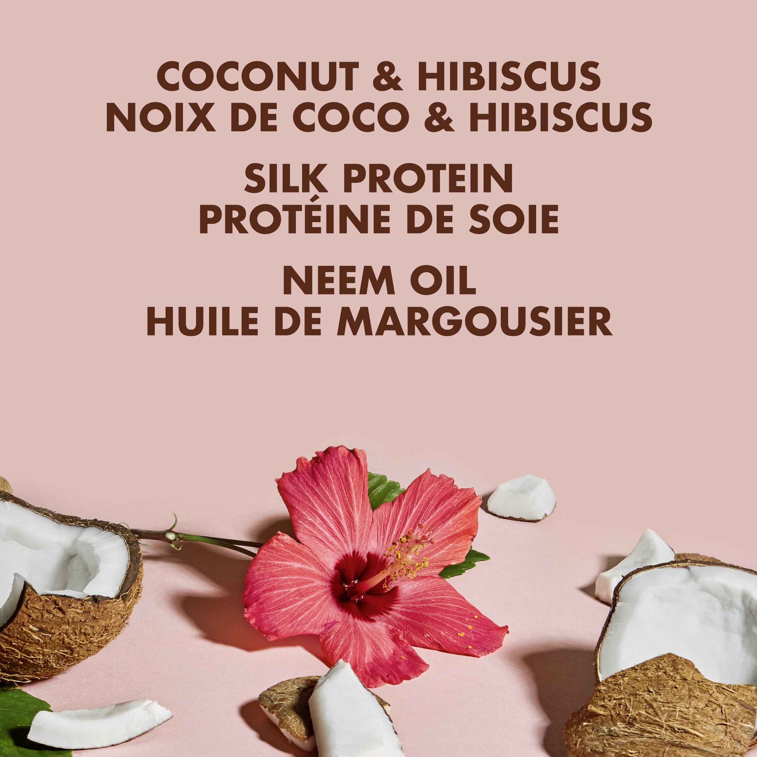 Shea Moisture Coconut & Hibiscus Curl & Shine Conditioner for Thick, Curly Hair with Silk Protein & Neem Oil to Moisturize & Soften 384 ml
