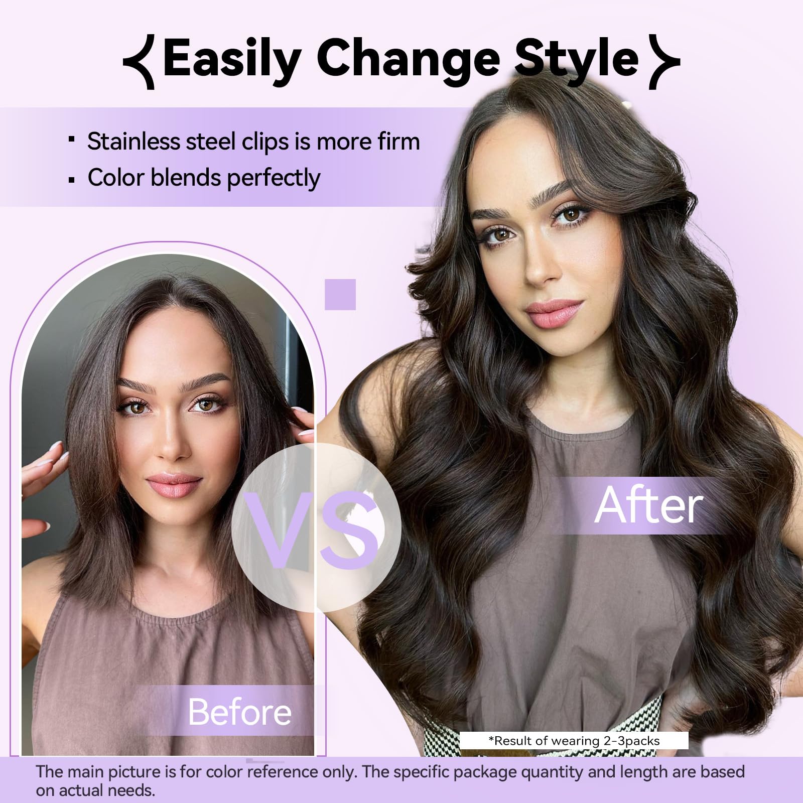 WindTouch Clip in hair Extensions for Women Real Human Hair, Dark Brown Hair Extensions 12 Inch 70g #2, Brown Remy Human Hair Extensions Clip ins for Women, Soft Natural Straight