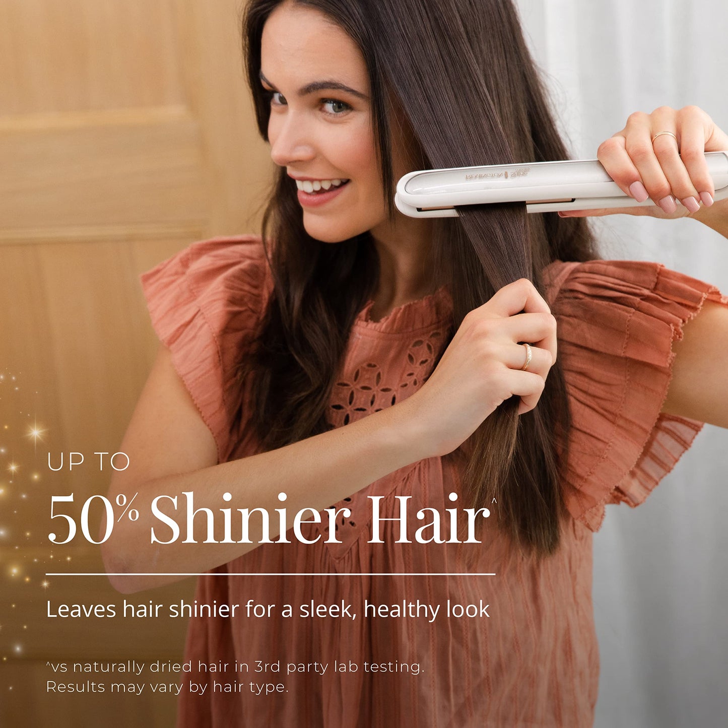 Remington Shine Therapy 1” Flat Iron, Argan Oil & Keratin Plate Hair Straightener