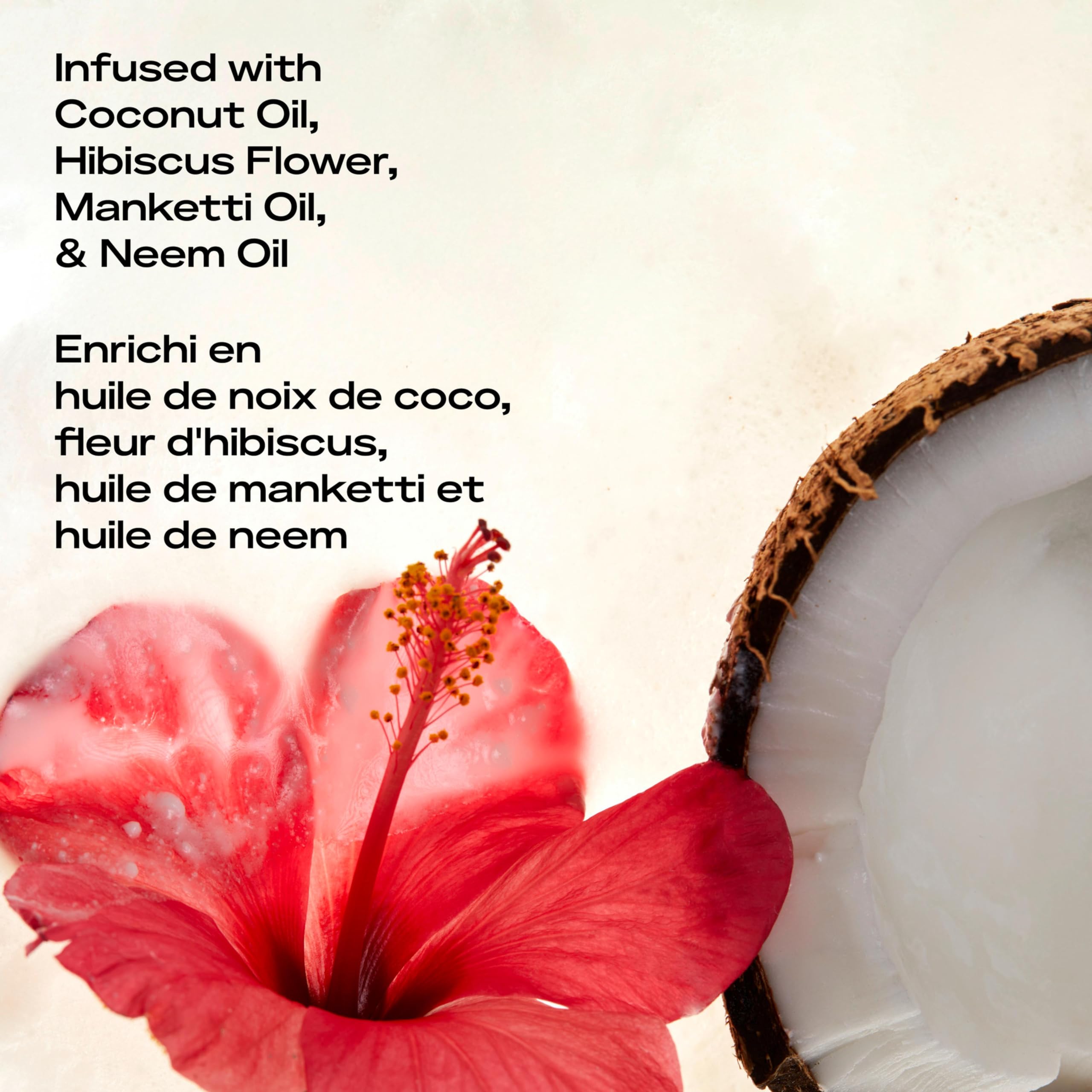 SheaMoisture Coconut & Hibiscus Smooth & Shine Hair Oil for Lightweight Luminous Shine, 97mL