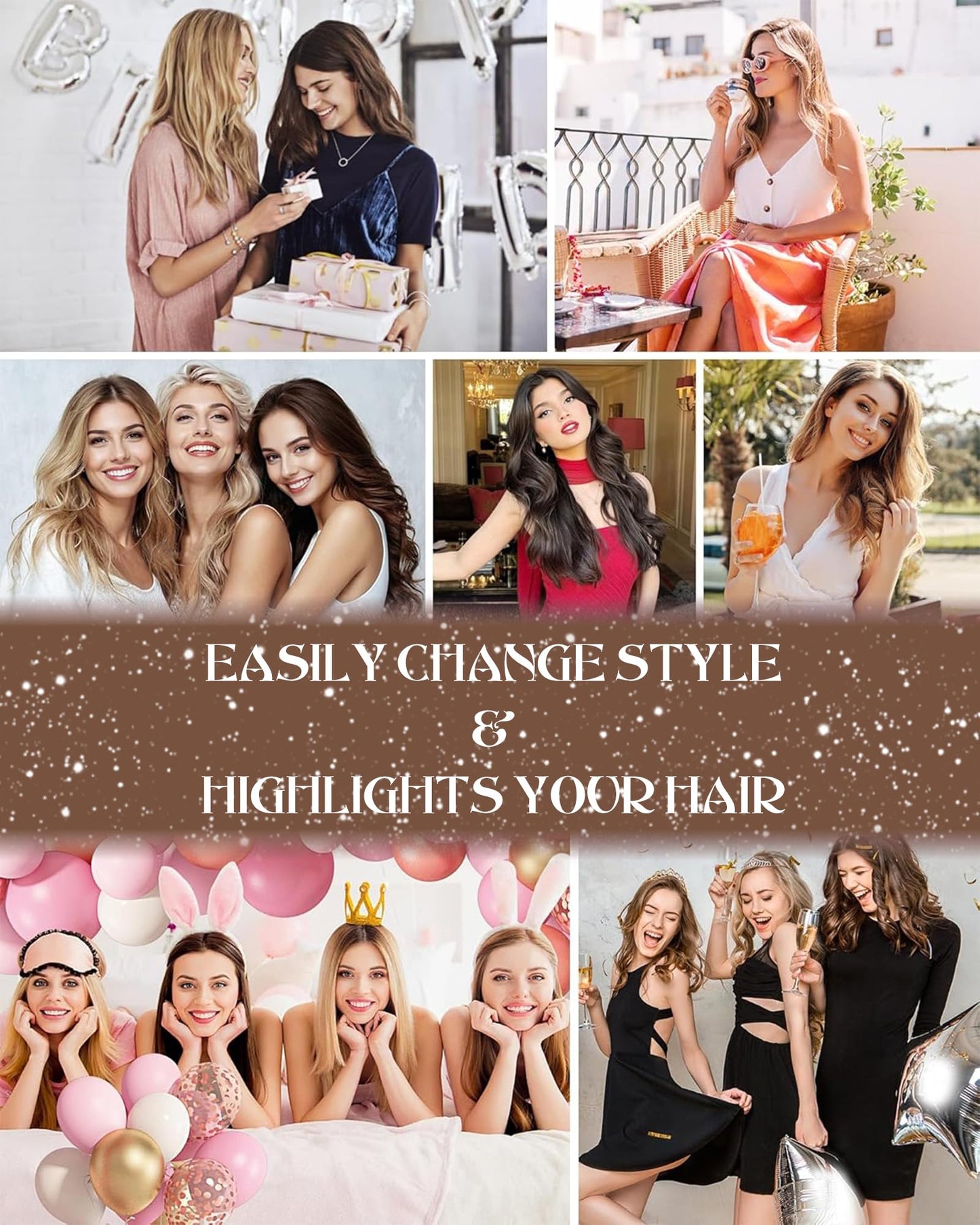Hetto Micro Beads Hair Extensions Brown Human Hair Micro Loop Extensions #4 Brown Hair Micro Ring Extensions Silky Remy Hair Pre Bonded Micro Bead 12 Inch 40g 50 Strands