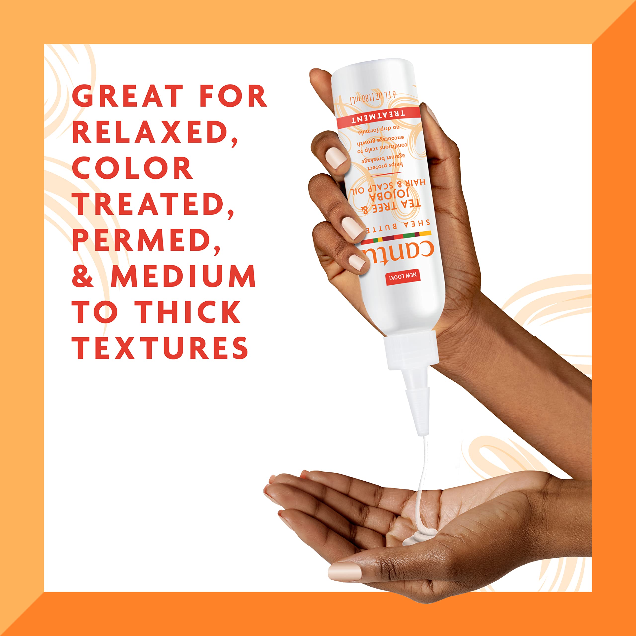 Cantu Shea Butter Tea Tree & Jojoba Hair & Scalp Oil, 6 Fluid Ounce