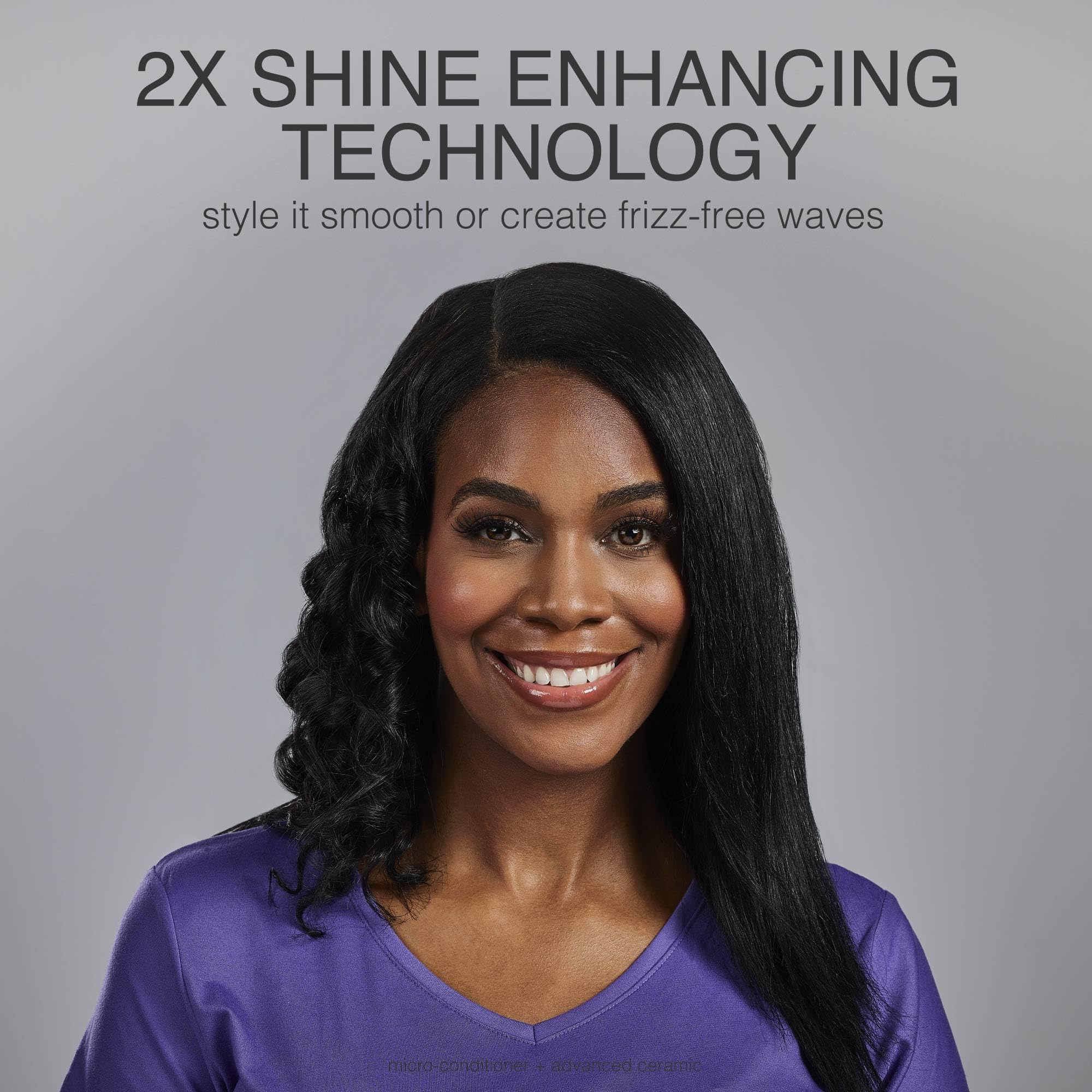 Remington Shine Therapy 1” Flat Iron, Argan Oil & Keratin Plate Hair Straightener