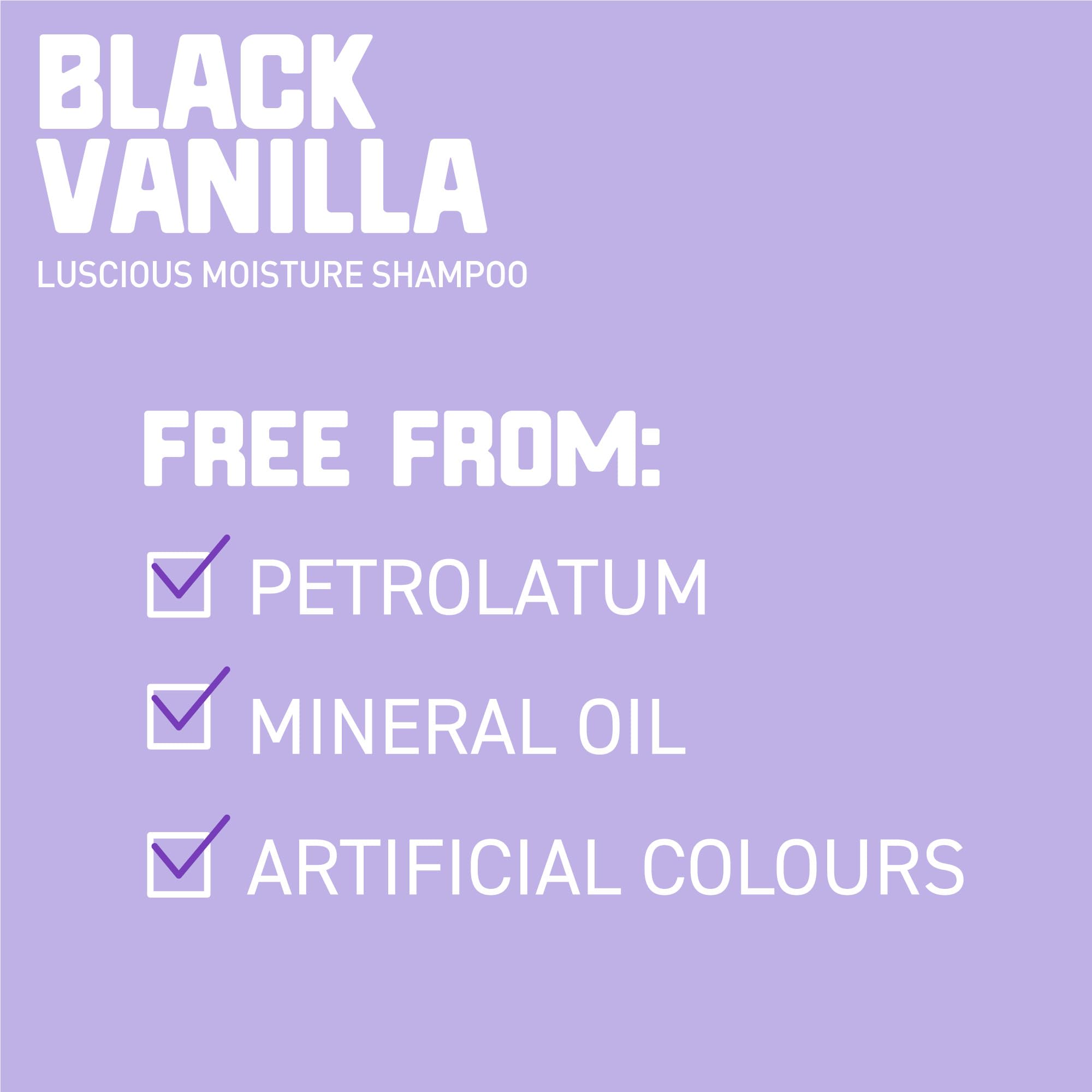 Carol's Daughter Black Vanilla Moisturizing Sulfate-Free Shampoo, with Rosemary Oil, for Curly, Wavy Hair, 355ml